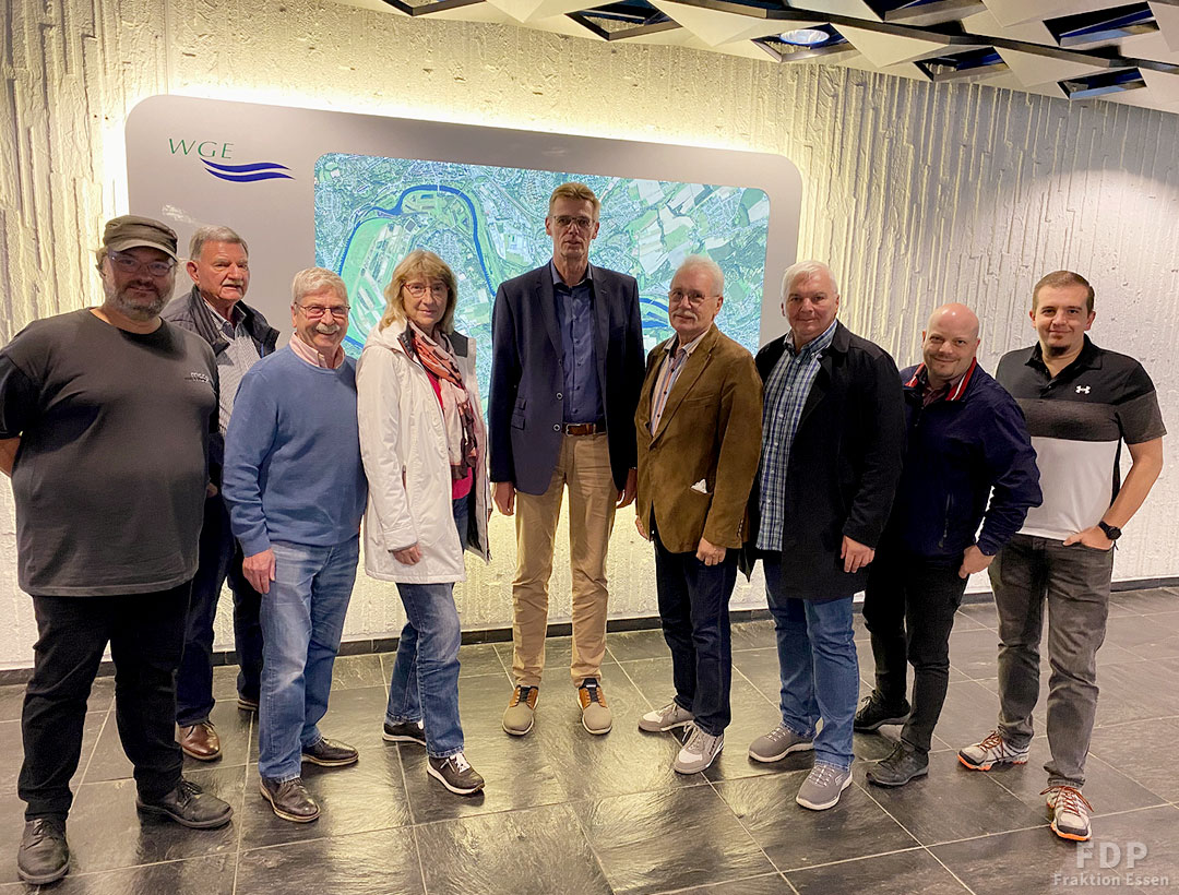 FDP-Fraktion zu Gast bei der WGE