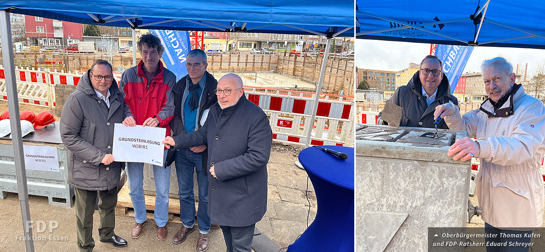 Grundsteinlegung Weber1